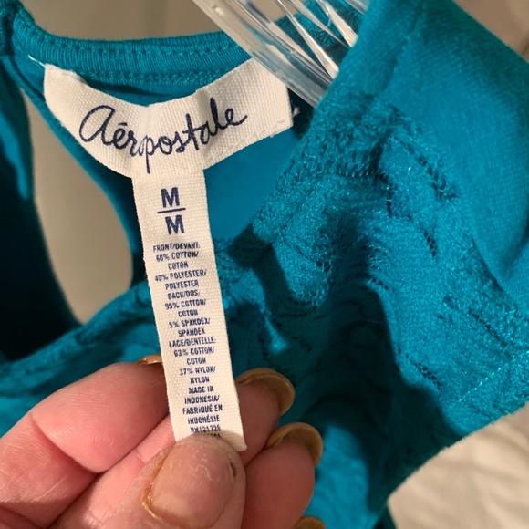 Pre-Owned Early 2000s Lot of AEROPOSTALE Jeans (sz 5/6)  and 2 Lace Tops (Sz M) - Picture 5 of 16